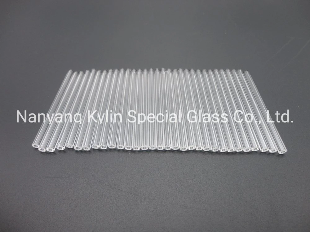 Heat Resistance Thick Wall Clear Fused Silica Quartz Glass Tubing with Competitive Price