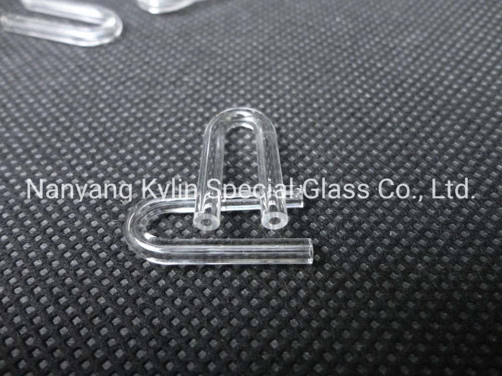 High Quality High Temperature U Shape C Shape Clear Thermocouple Quartz Glass Tubing