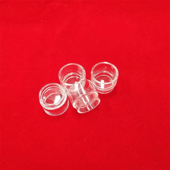 30ml High Temperature Resistance Transparent Fused Silica Crucible Clear Small Quartz Glass Crucible