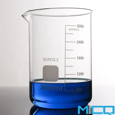 Customized Quartz Glass Labware /Glassware Silica Fused Glass Flask/ Crucible / Bowl