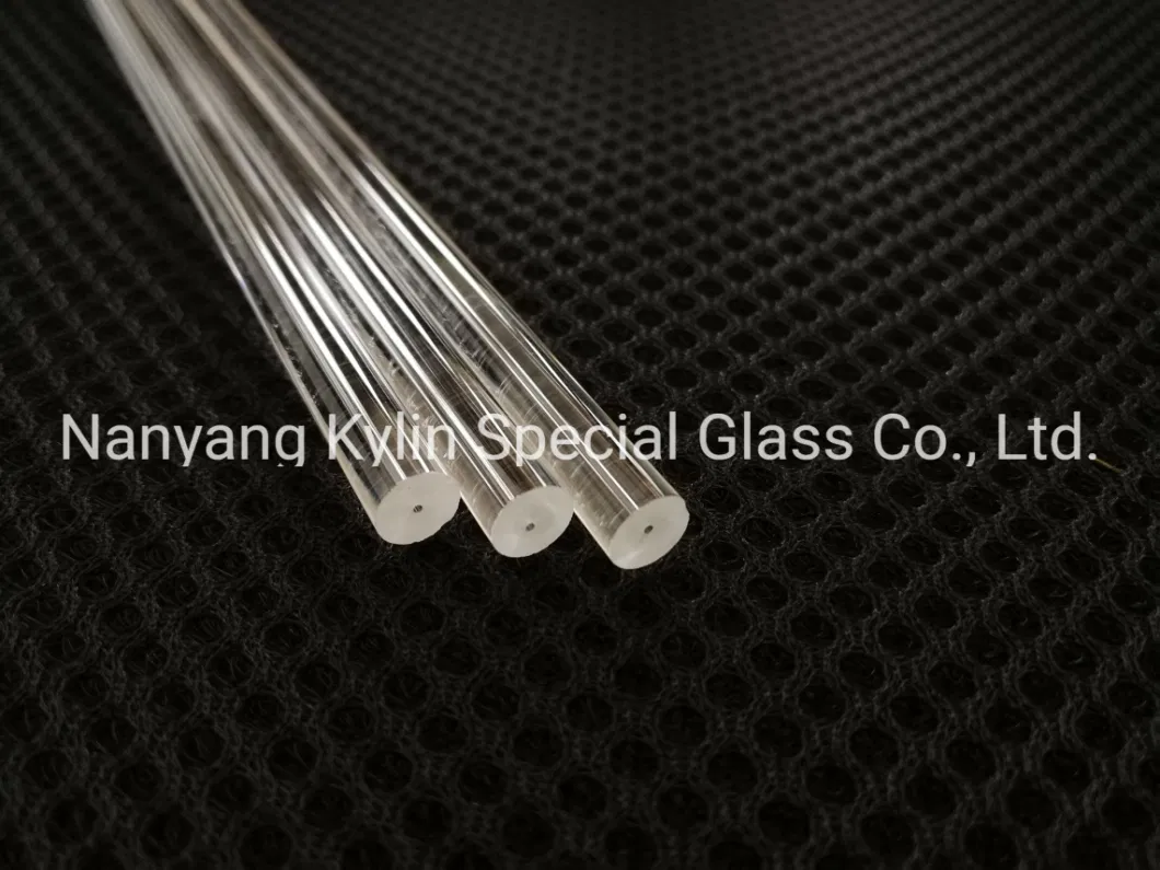 High Purity High Temperature Resistant Transparent Clear Silica Fused Quartz Glass Rod