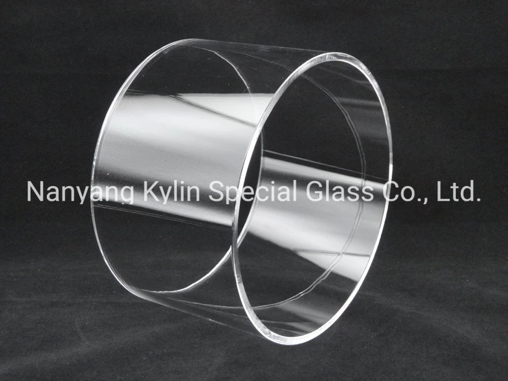 Custom All Shapes High Temperature Resistance Clear Fused Silica Quartz Glass Tubing