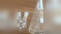 2000ml 3.3 Borosilicate Glass Quartz Erlenmeyer Graduation Flask