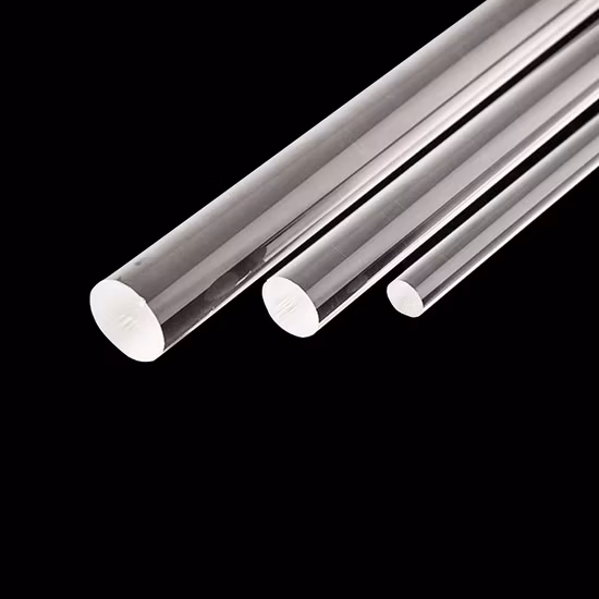 High Temperature Resistant Permeability Polished Quartz Rod Fused Solid Quartz Glass Rod Clear Quartz Rod