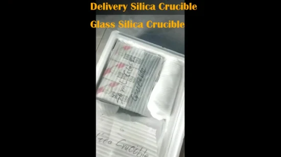 Laboratory Uses Cylindrical Translucent Silica Quartz Crucible for Melting