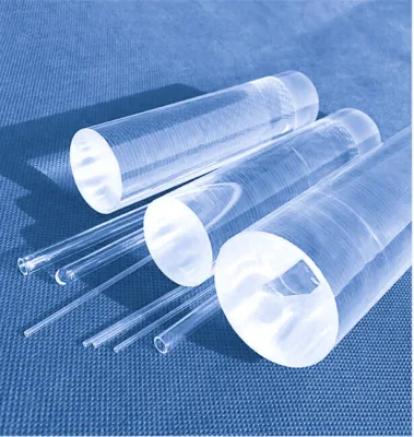Wholesale High Purity High Temperature Customized Size Optical Fiber Fused Clear Glass Quartz Rod